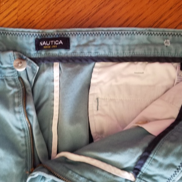 Nautica Shorts Teal 36W - Picture 3 of 4